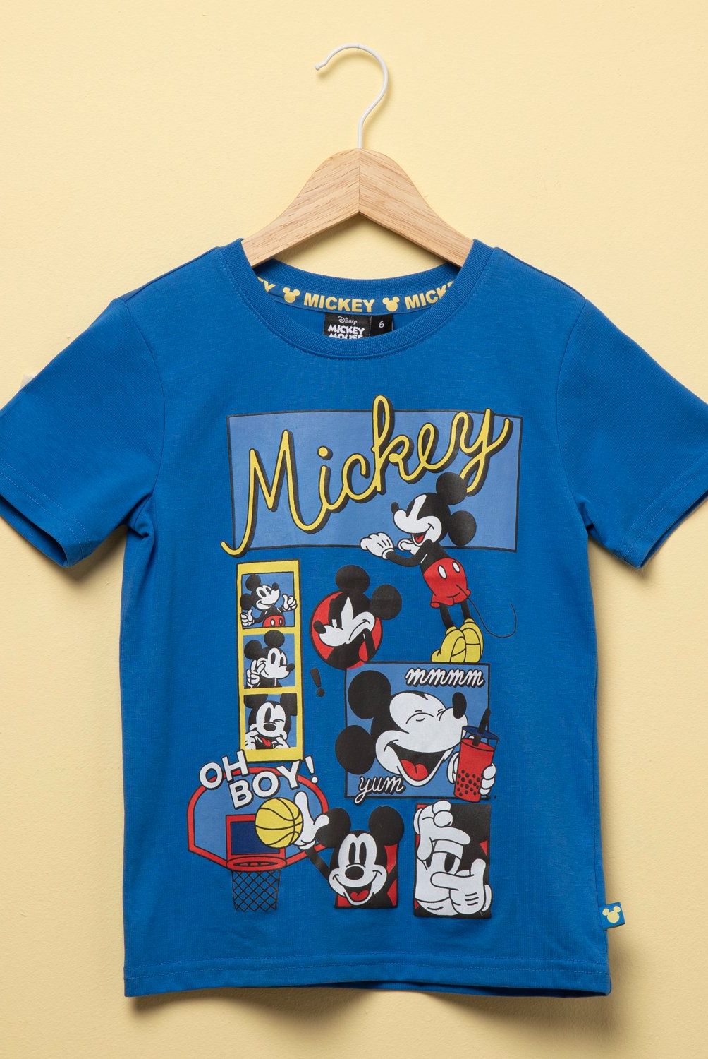 STD CHARACTERS - Polera Niño Algodón Estampado Mickey Mouse