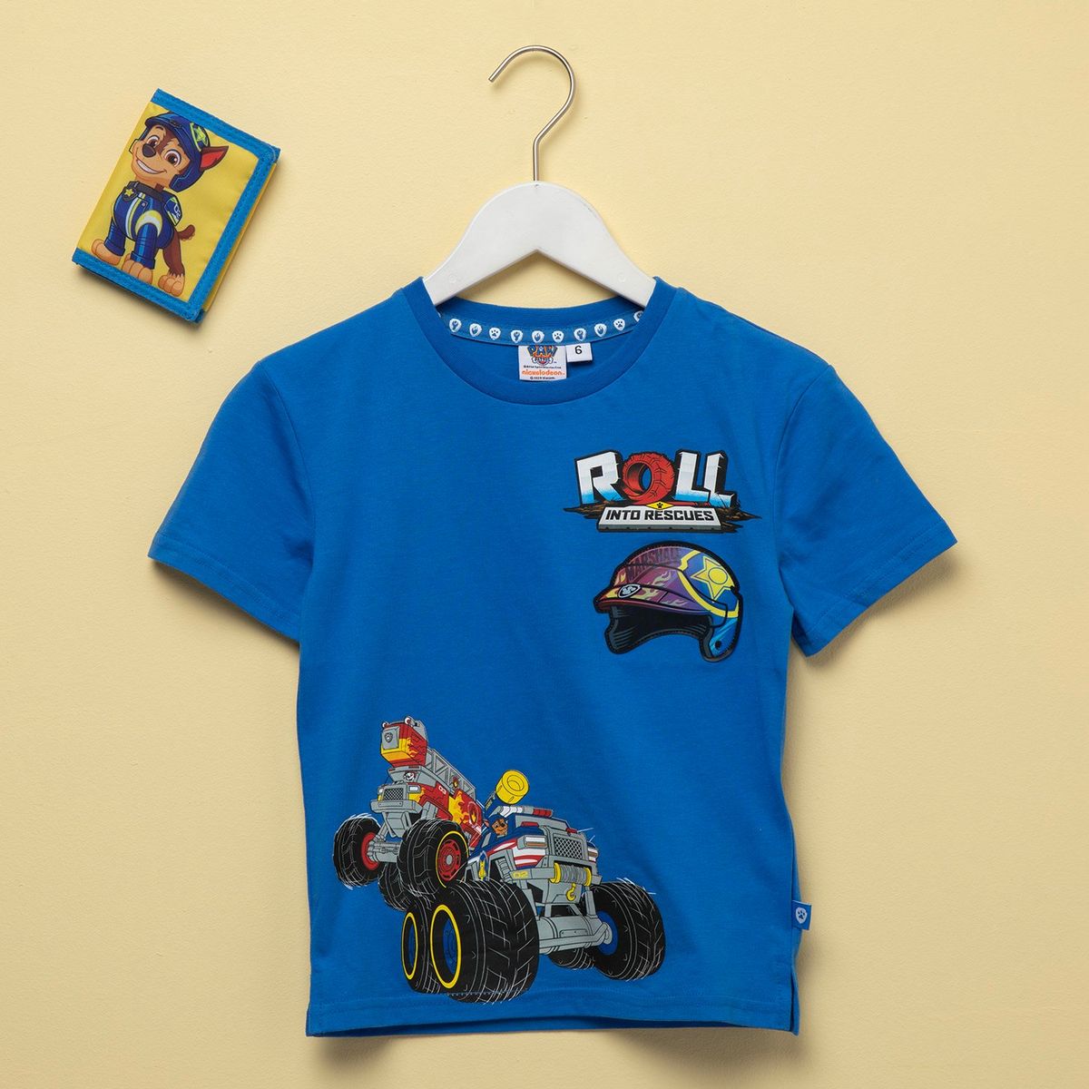 PAW PATROL - Conjunto Camiseta y Billetera Paw Patrol para Niño