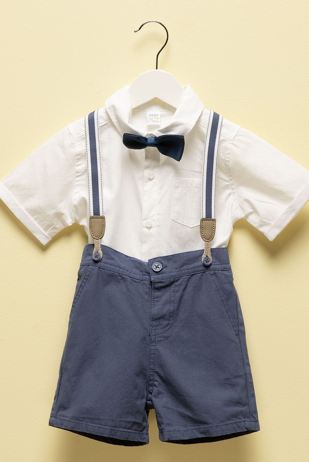 YAMP - Conjunto Camisa Más Shorts Y Suspensores Bebé Niño Yamp
