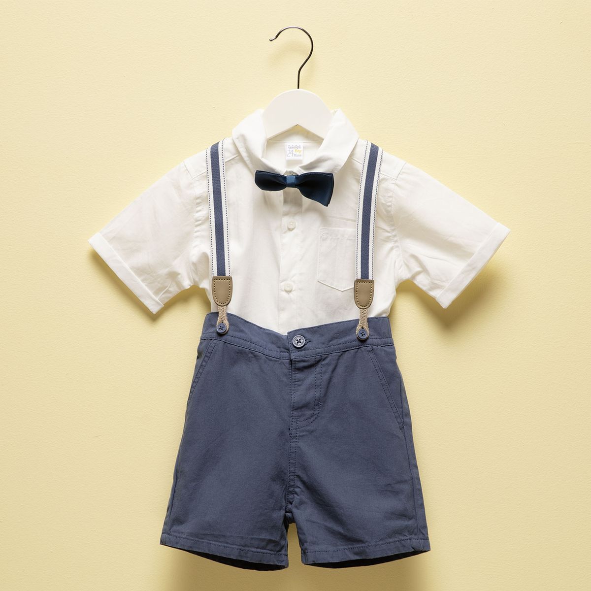 YAMP - Conjunto Camisa Más Shorts Y Suspensores Bebé Niño Yamp