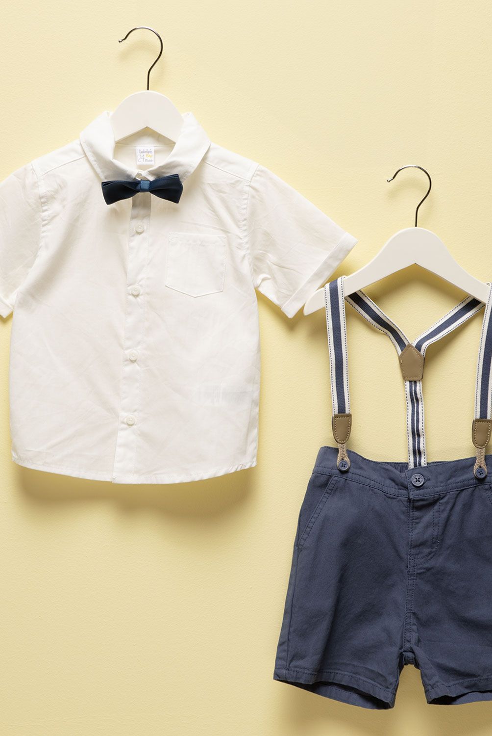 YAMP - Conjunto Camisa Más Shorts Y Suspensores Bebé Niño Yamp