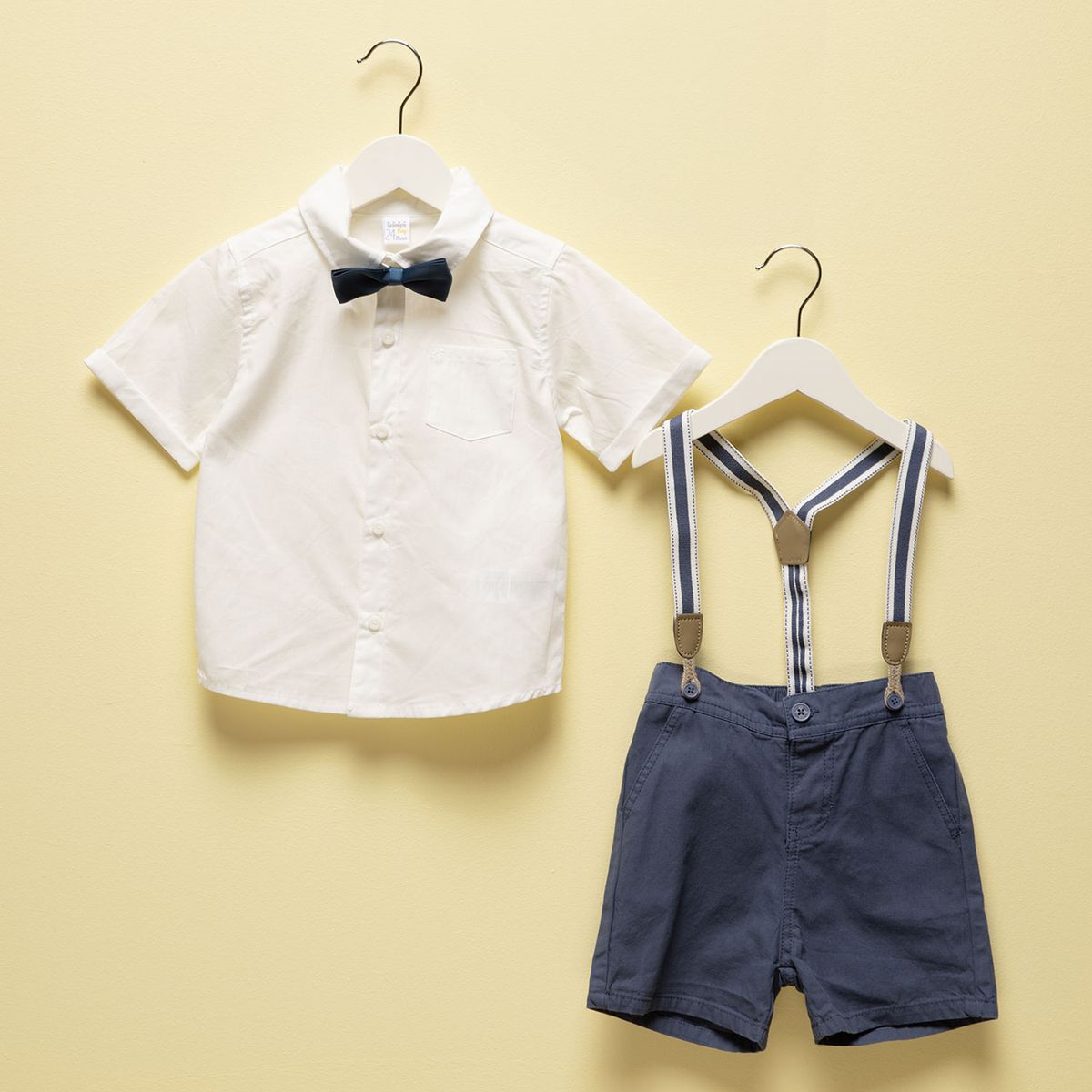 YAMP - Conjunto Camisa Más Shorts Y Suspensores Bebé Niño Yamp