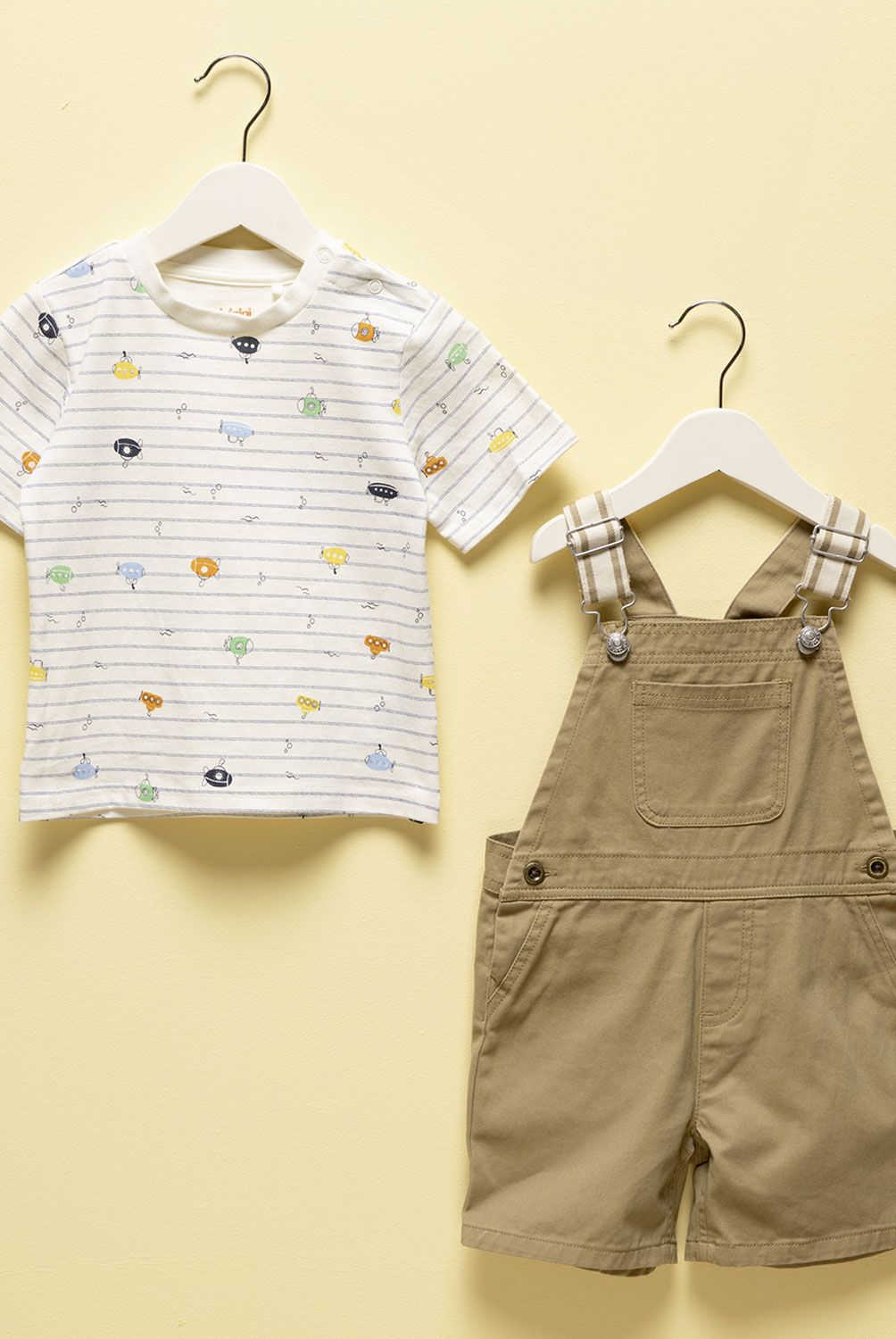 YAMP - Conjunto Jardinera Más Polera Bebé Niño Yamp