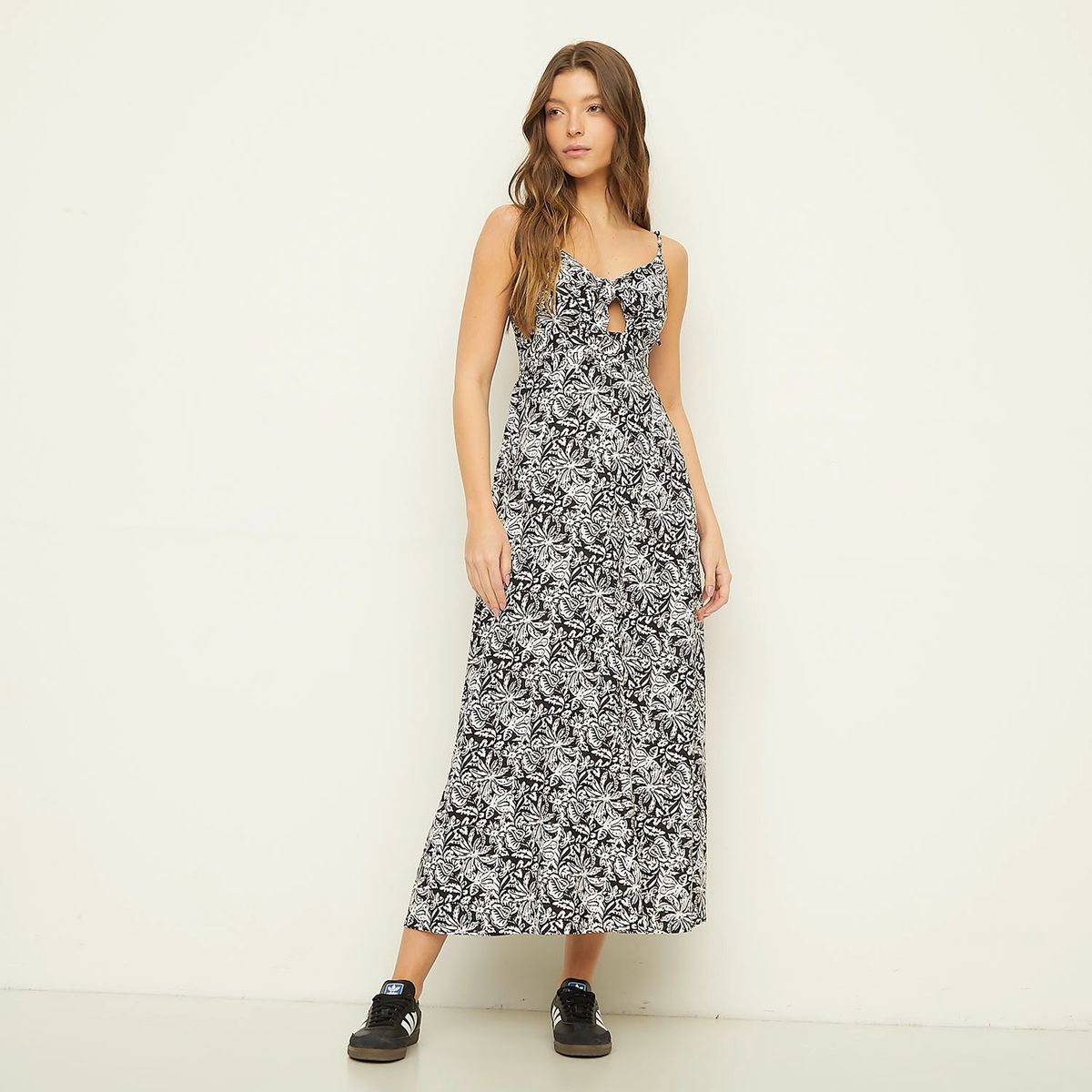 SYBILLA - Vestido Casual Viscosa Maxi Mujer