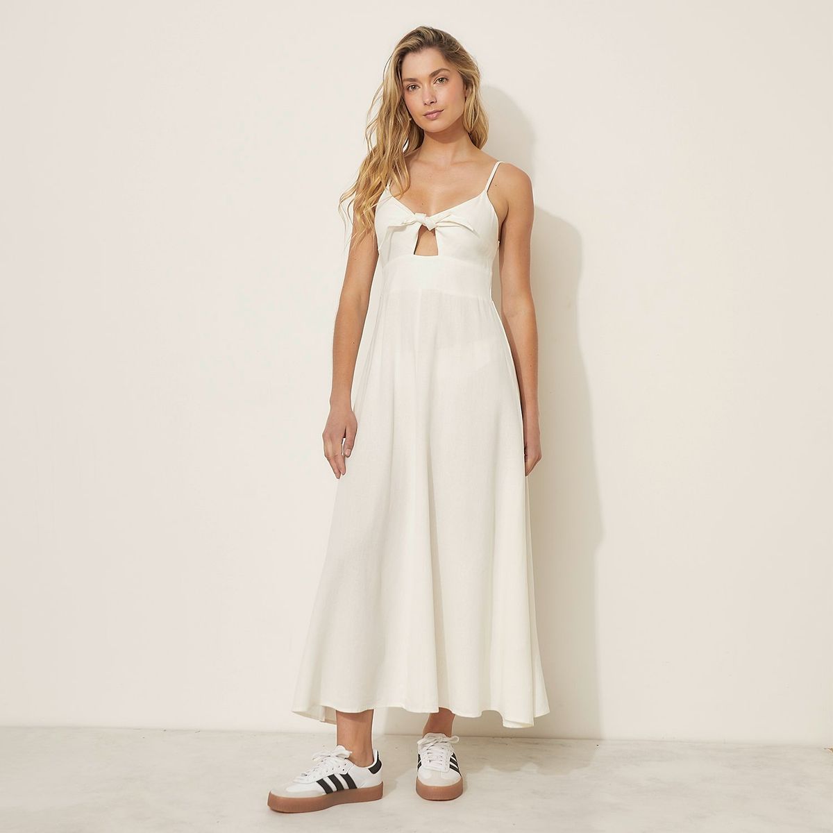 SYBILLA - Vestido Casual Viscosa Maxi Mujer