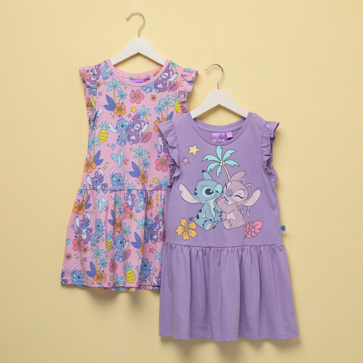 LILO & STITCH - Pack 2 Vestidos Niña Algodón Lilo & Stitch