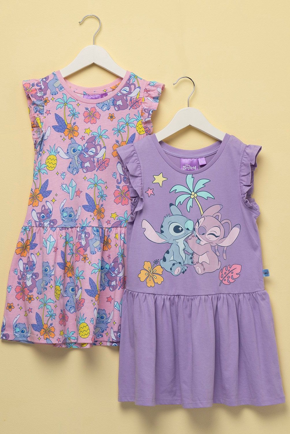 LILO & STITCH - Pack 2 Vestidos Niña Algodón Lilo & Stitch