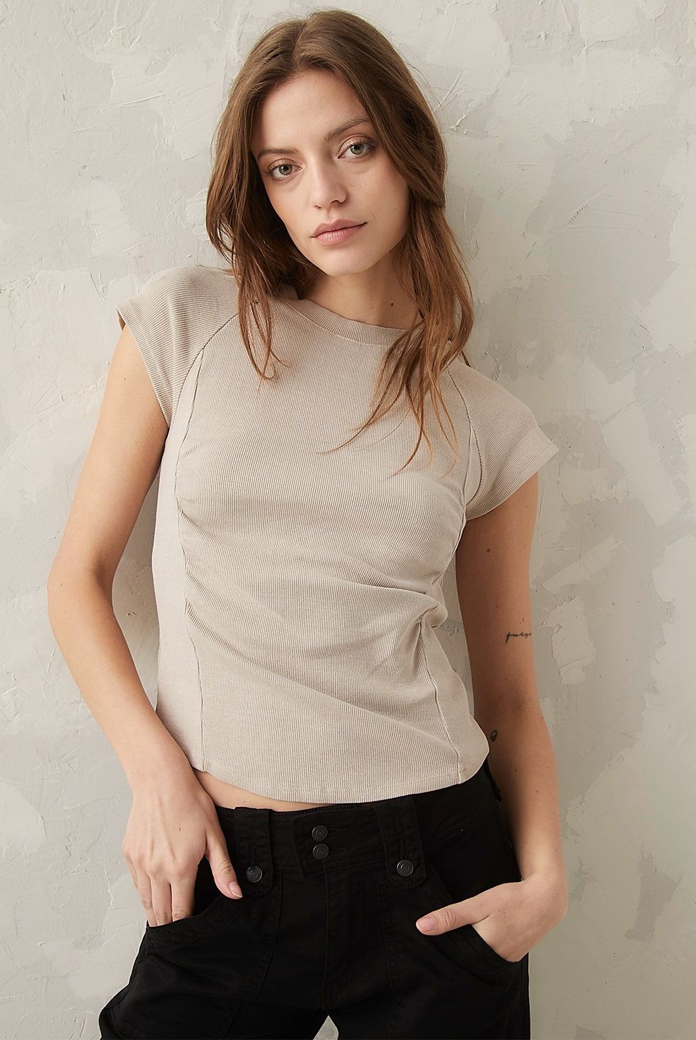 AMERICANINO - Polera Manga Corta Algodón Mujer Americanino