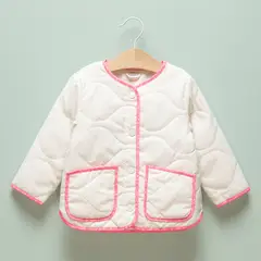 YAMP - Chaqueta Bebé Niña Manga Larga Diseño Floral