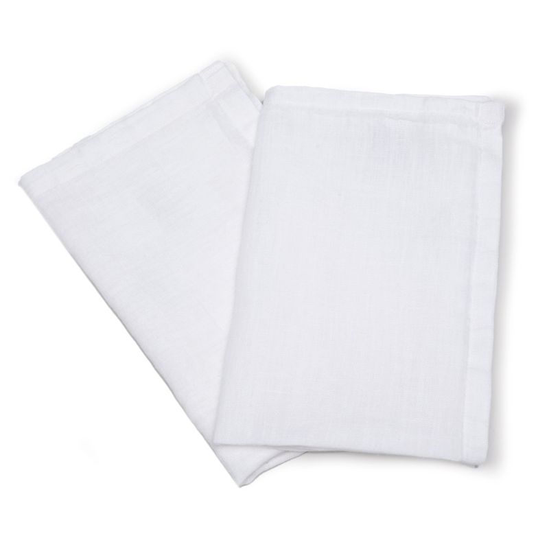 BASEMENT HOME - Set de 2 Servilletas Basement Home Lino Blanco 45x45 cm