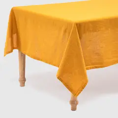 BASEMENT HOME - Mantel Cotton Linen Rectangular Mostaza 180X270 Cm