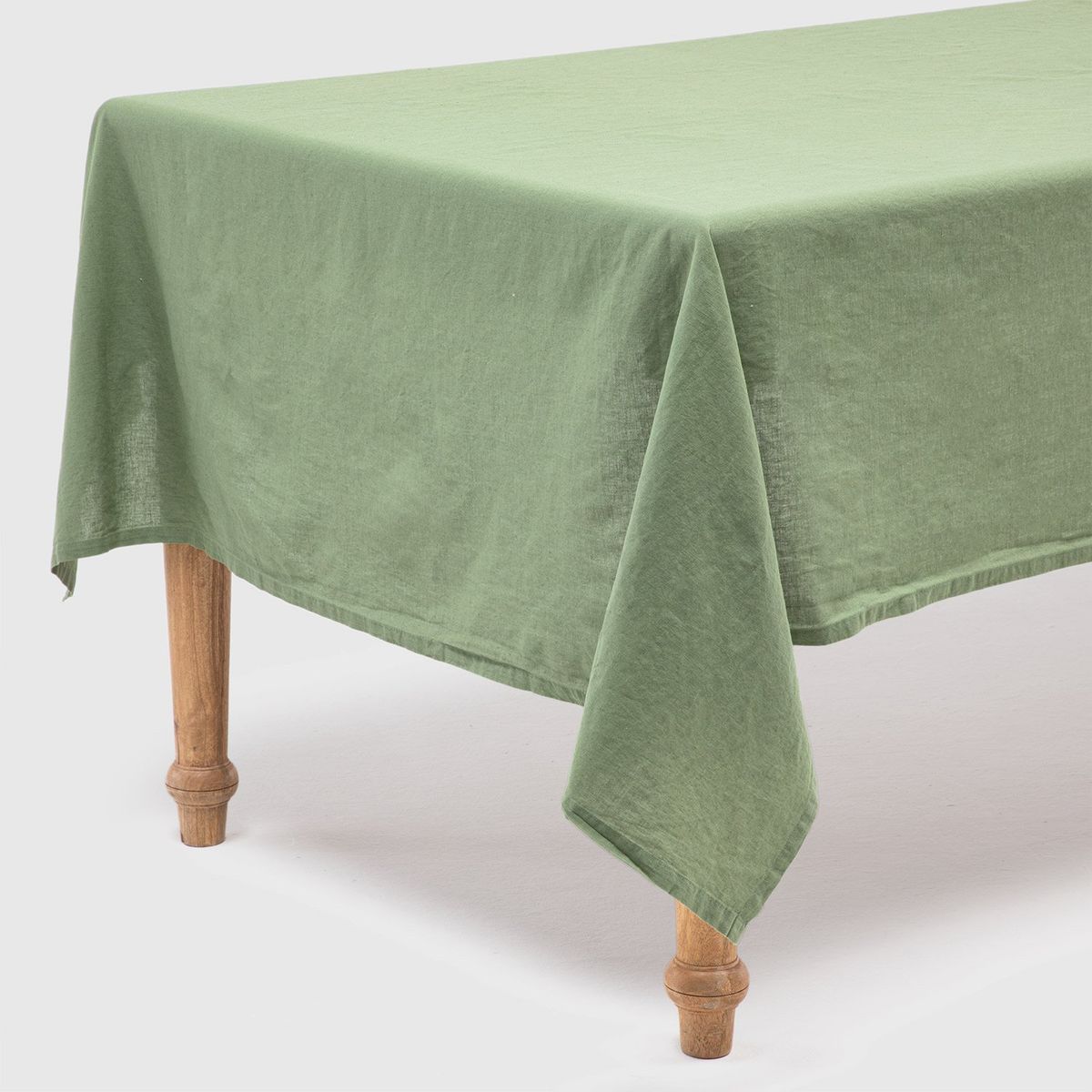 BASEMENT HOME - Mantel De Lino Rectangular Cotton Linen Basement Home