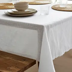 BASEMENT HOME - Mantel Lino Blanco