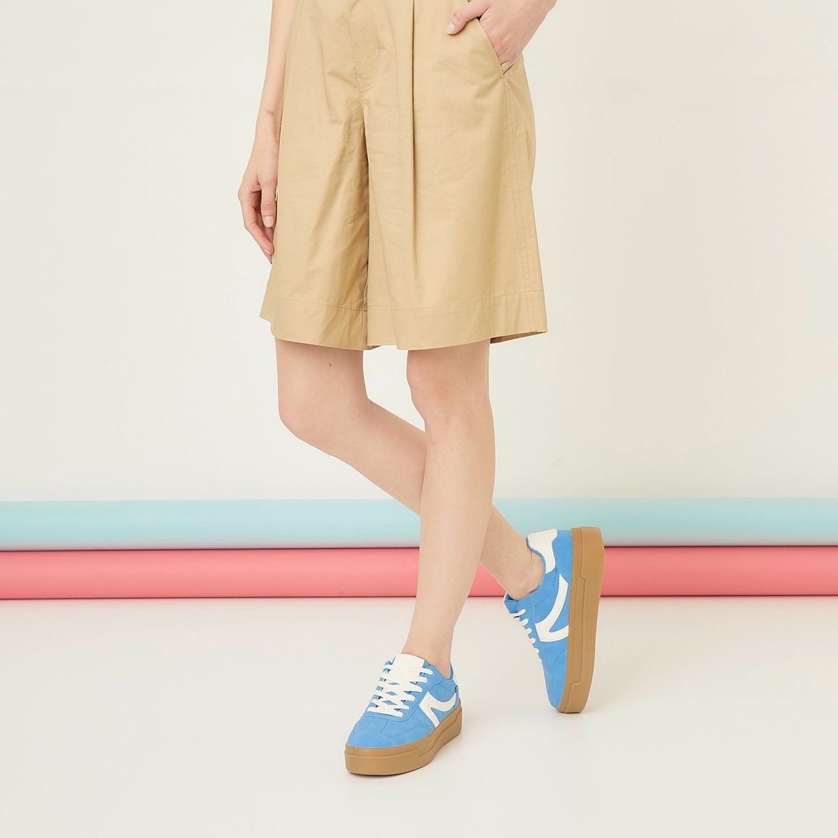 SYBILLA - Zapatilla Urbana Mujer Azul Sybilla