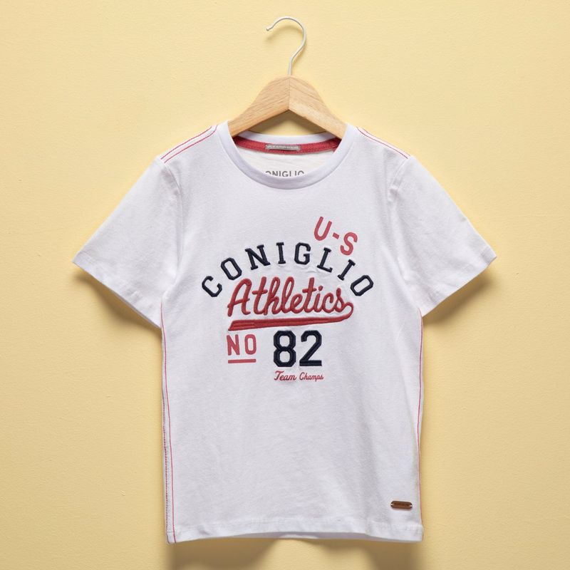CONIGLIO - Polera Manga Corta Niño Algodón Coniglio