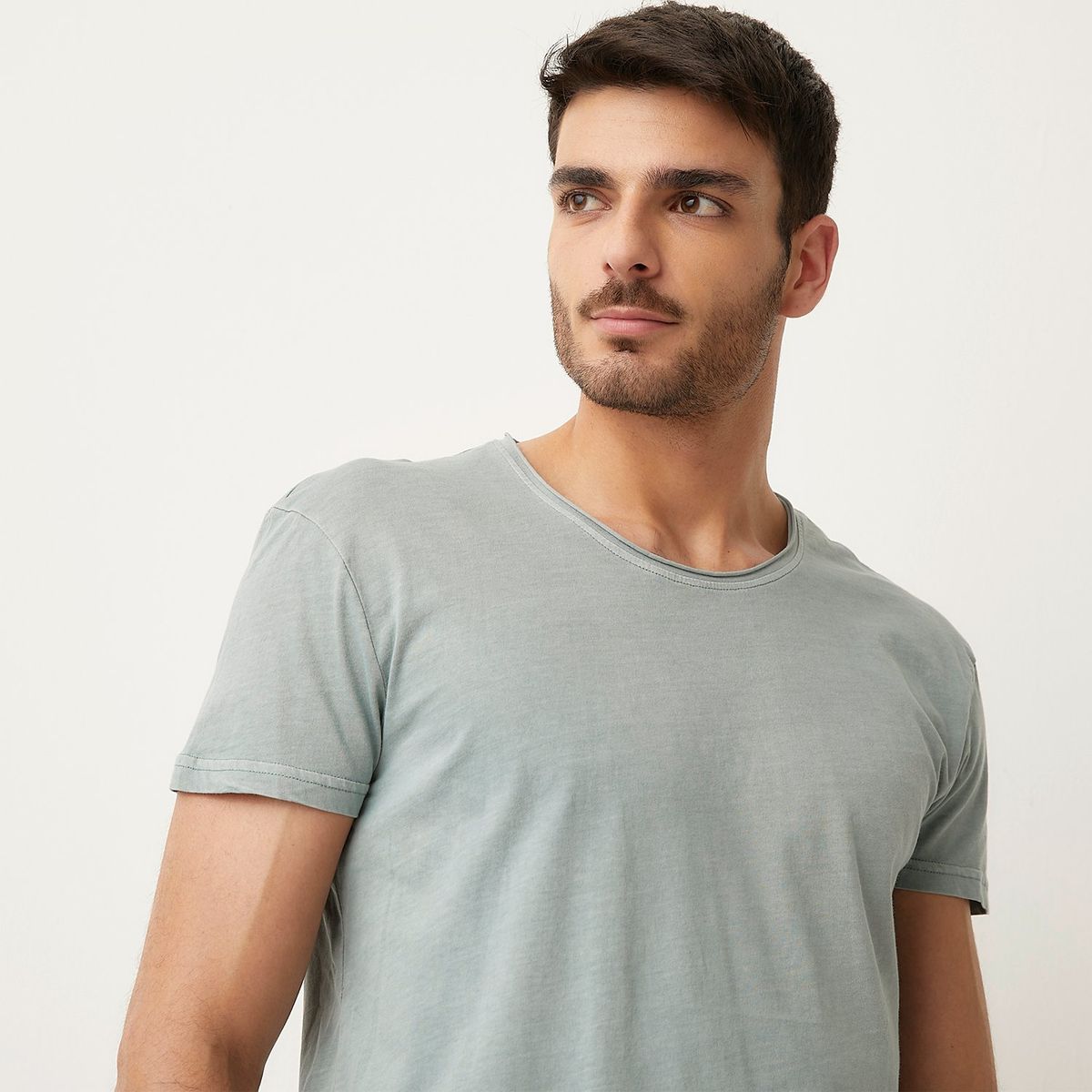 BASEMENT - Polera Manga Corta Algodón Hombre Basement