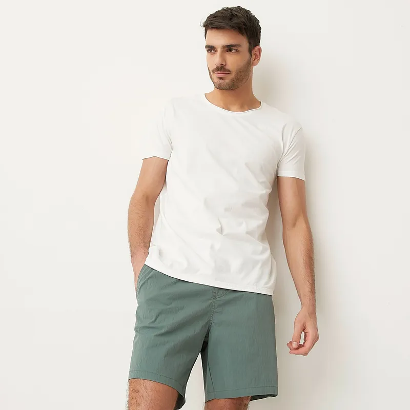 BASEMENT - Polera Manga Corta Algodón Hombre Basement