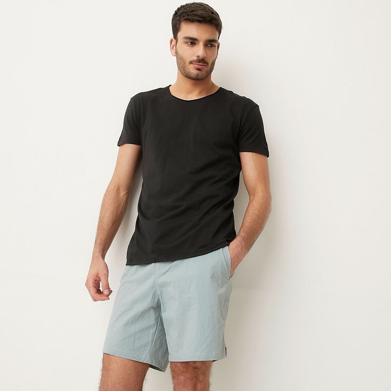 BASEMENT - Polera Manga Corta Algodón Hombre Basement