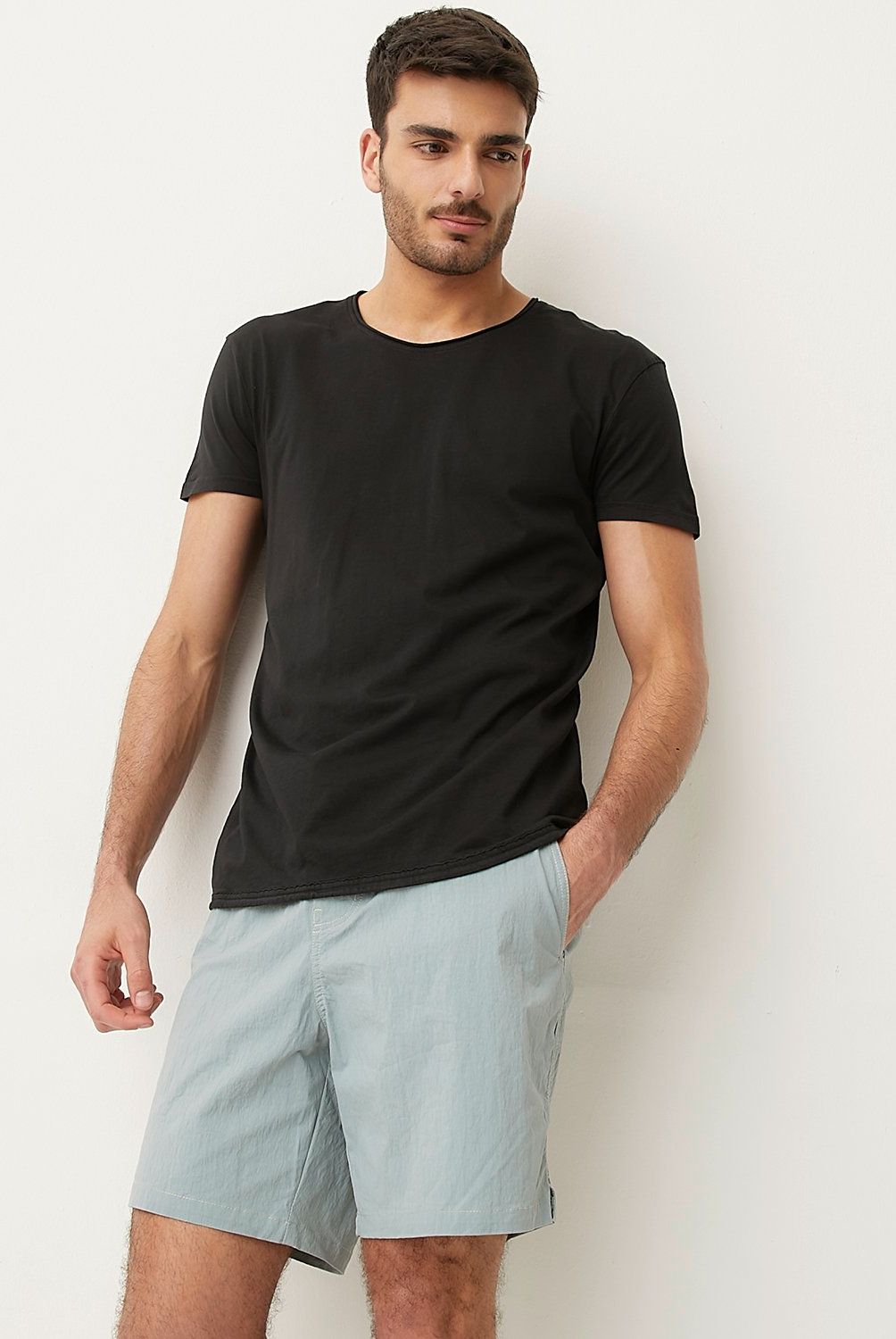 BASEMENT - Polera Manga Corta Algodón Hombre Basement