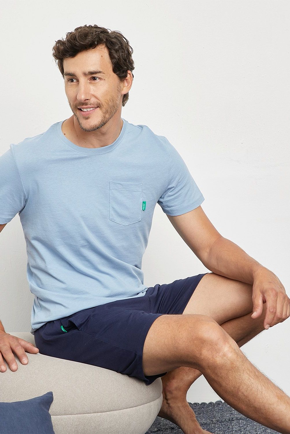 BENETTON - Conjunto Pijama Corto Hombre Benetton