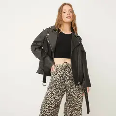 SYBILLA - Chaqueta Biker Mujer