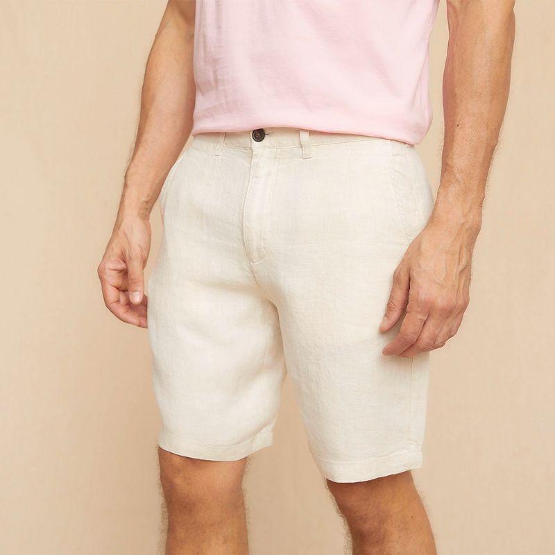 LA MARTINA - Bermuda Chino Lino Regular Fit Hombre La Martina
