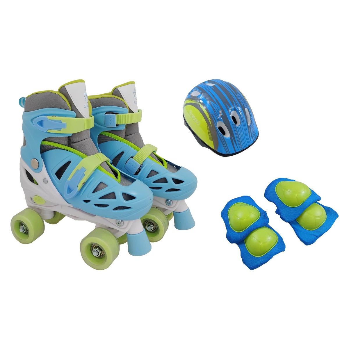 SCOOP - Set Patines 4 Ruedas Mb +Proteccion Scoop
