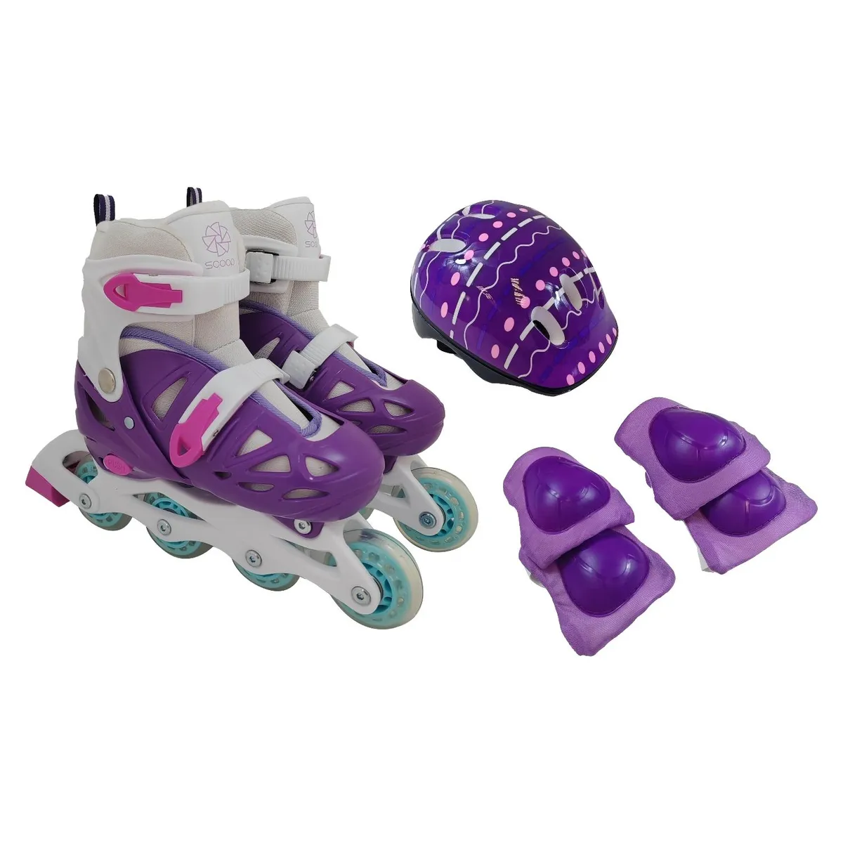 SCOOP - Set Patines En Linea Lg +Proteccion Scoop