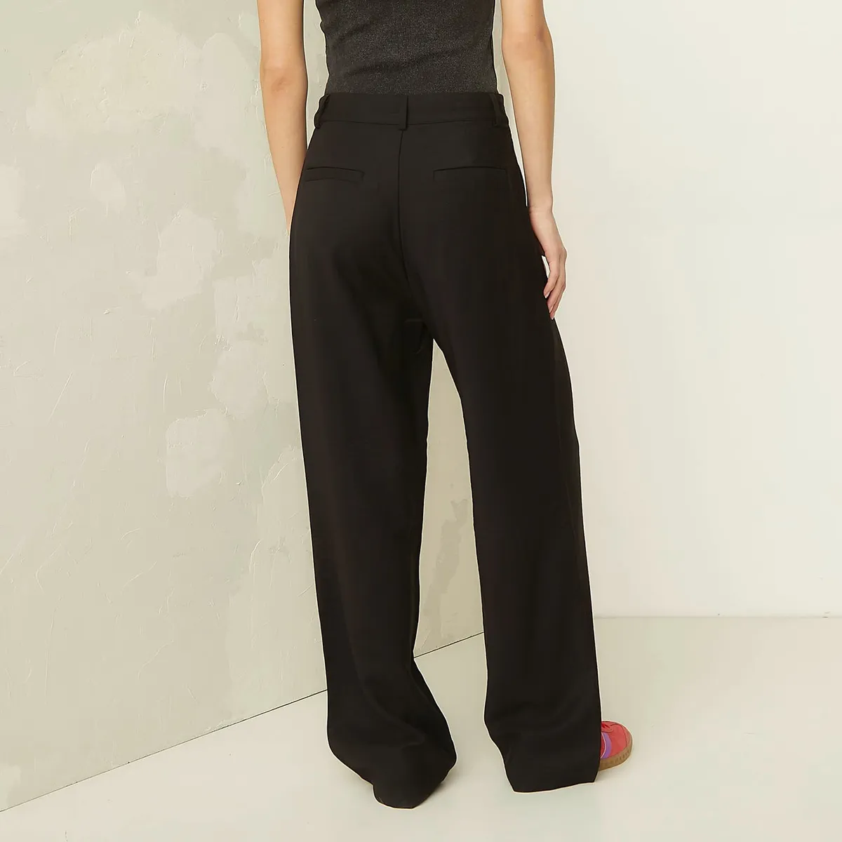 AMERICANINO - Pantalón Sastre Wide Leg Tiro Alto Mujer Americanino