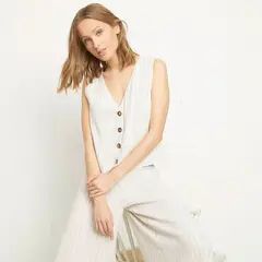 UNIVERSITY CLUB - Chaqueta Vest Sin Mangas Mujer