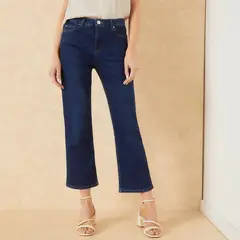 APOLOGY - Jeans Straight Tiro Alto Mujer