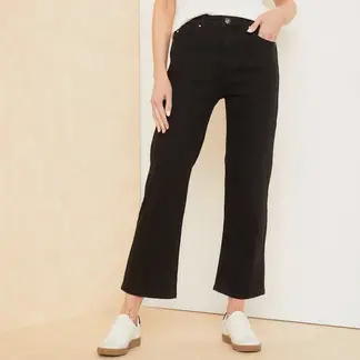 APOLOGY - Jeans Wide Leg Mujer Tiro Alto Algodón