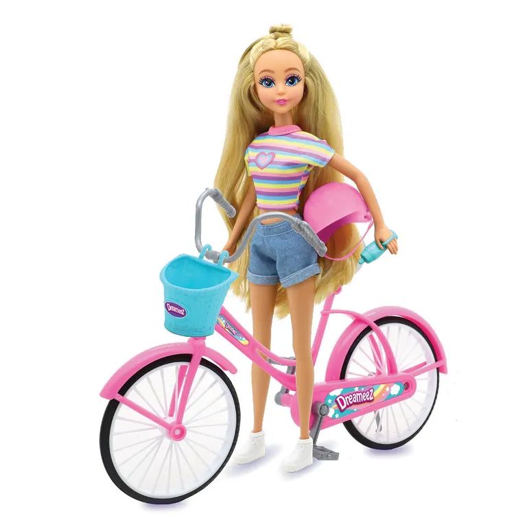 DREAMEEZ Muñeca Set Bicicleta