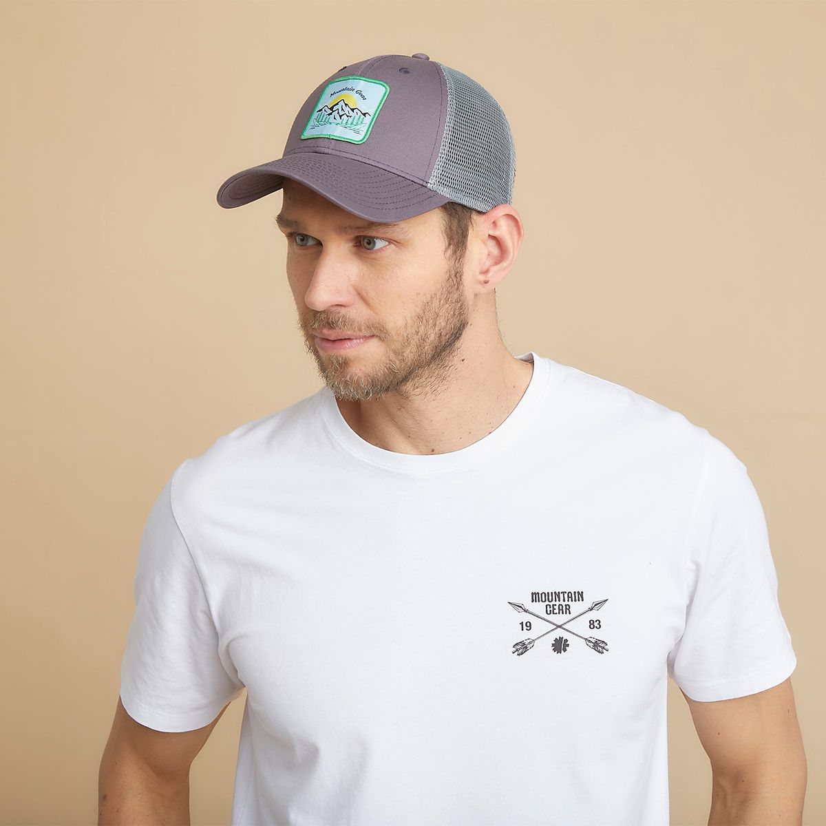 MOUNTAIN GEAR - Jockey Urbano Hombre Mountain Gear con Diseño Estampado