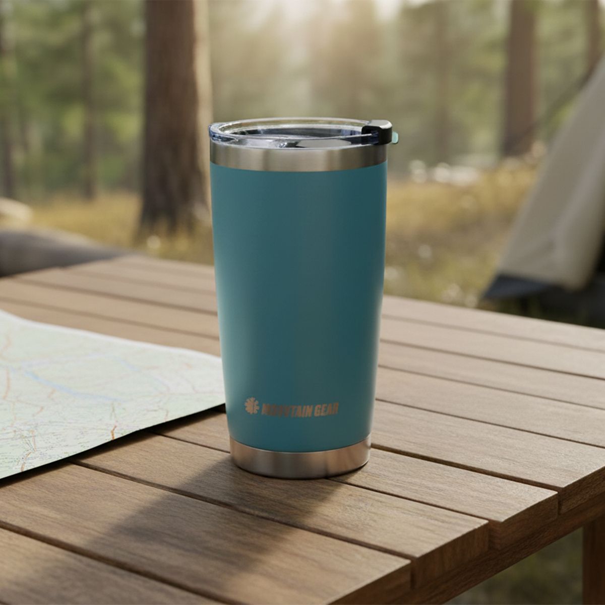 MOUNTAIN GEAR - Vaso Térmico Mountain Gear Acero Inoxidable 600ml Unisex