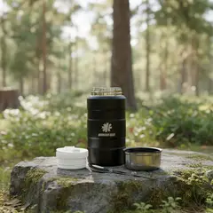 MOUNTAIN GEAR - Termo para Comida 720ml Negro