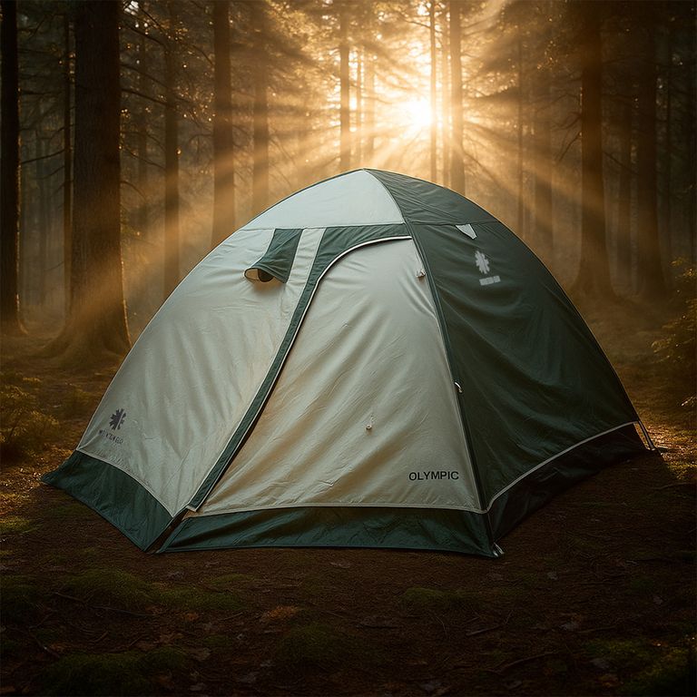 MOUNTAIN GEAR Carpa Camping Olympic para 4 Personas