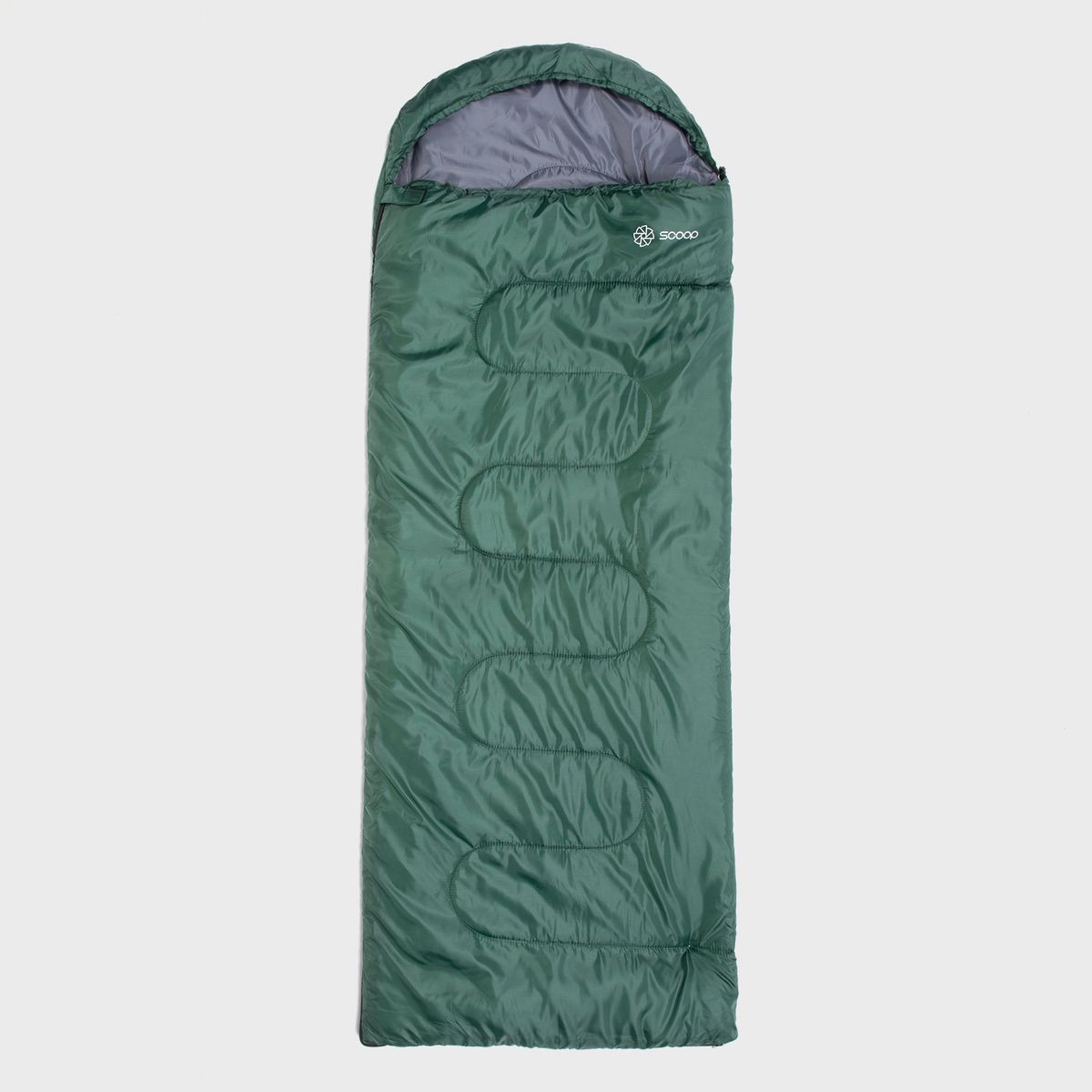 SCOOP - Saco de Dormir Camping Scoop con Gorro de 10° a 15°C