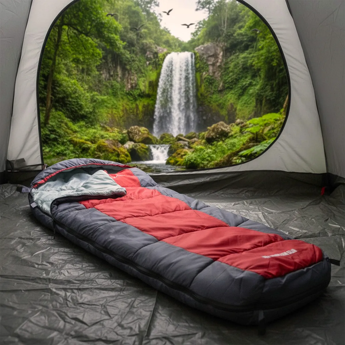 MOUNTAIN GEAR - Saco de Dormir Mountain Gear Makalu Técnico Todas las Estaciones