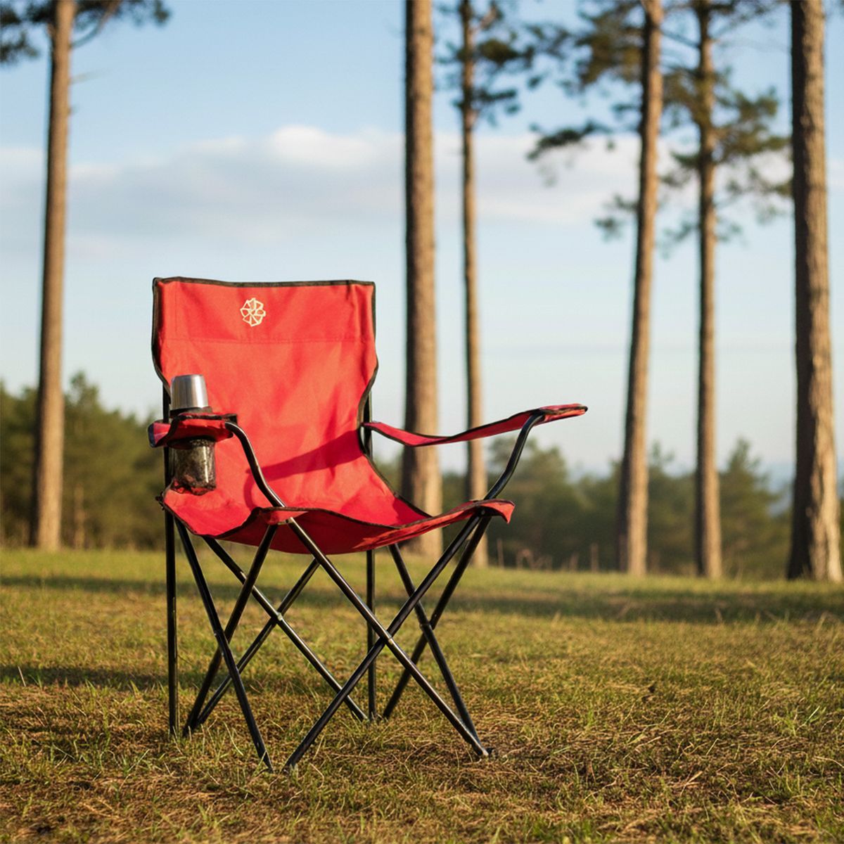 SCOOP - Silla Camping Scoop Plegable con Apoya Brazos y Bolso