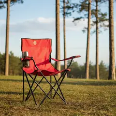 SCOOP - Silla Camping Plegable con Apoya Brazos y Bolso