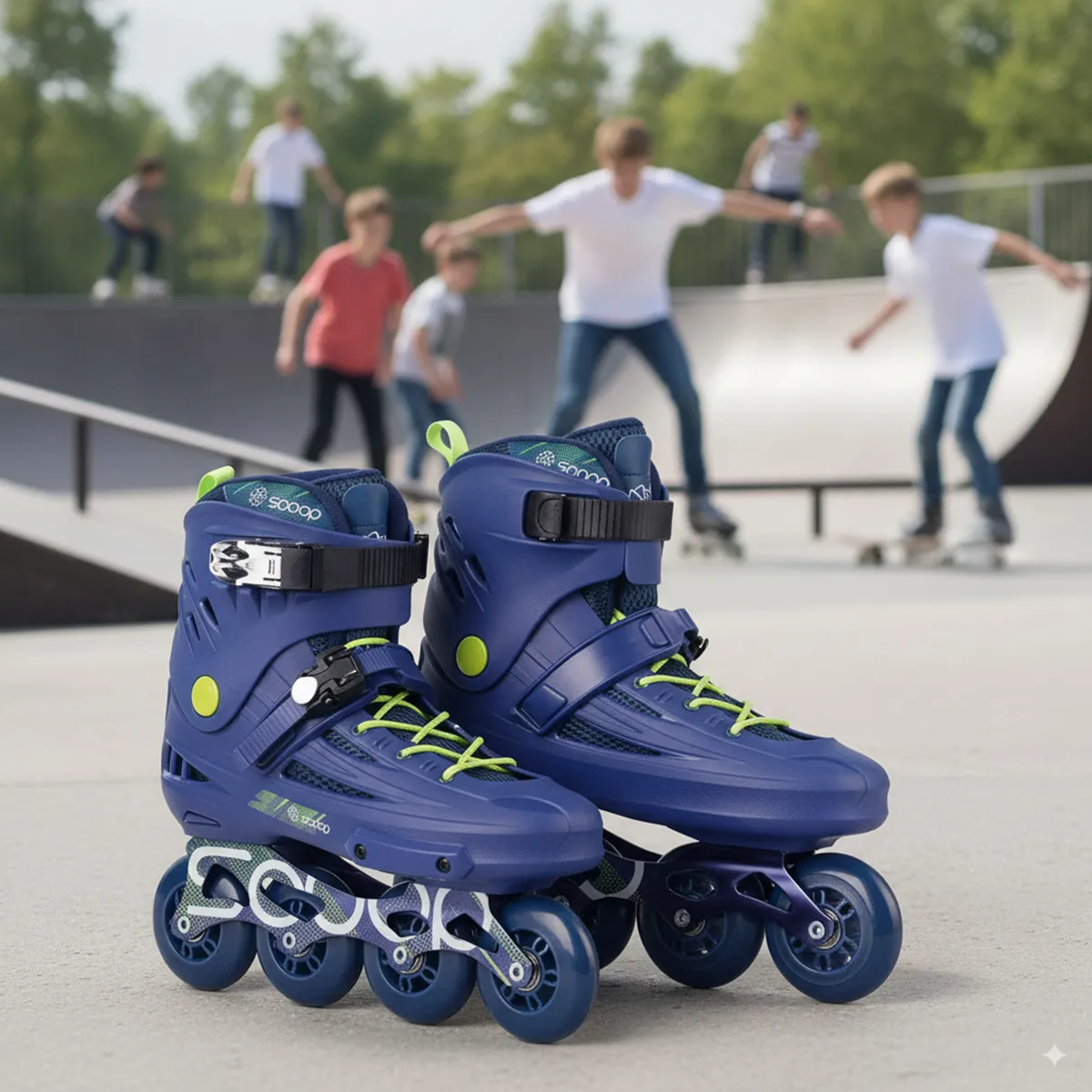 SCOOP - Patines En Línea Patinline Scoop Ajustables Para Patinaje