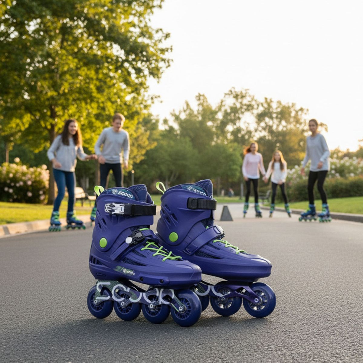 SCOOP - Patines En Línea Patinline Scoop Ajustables Para Patinaje