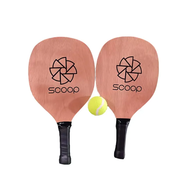 SCOOP - Set de Paletas de Playa Scoop de Madera Unisex