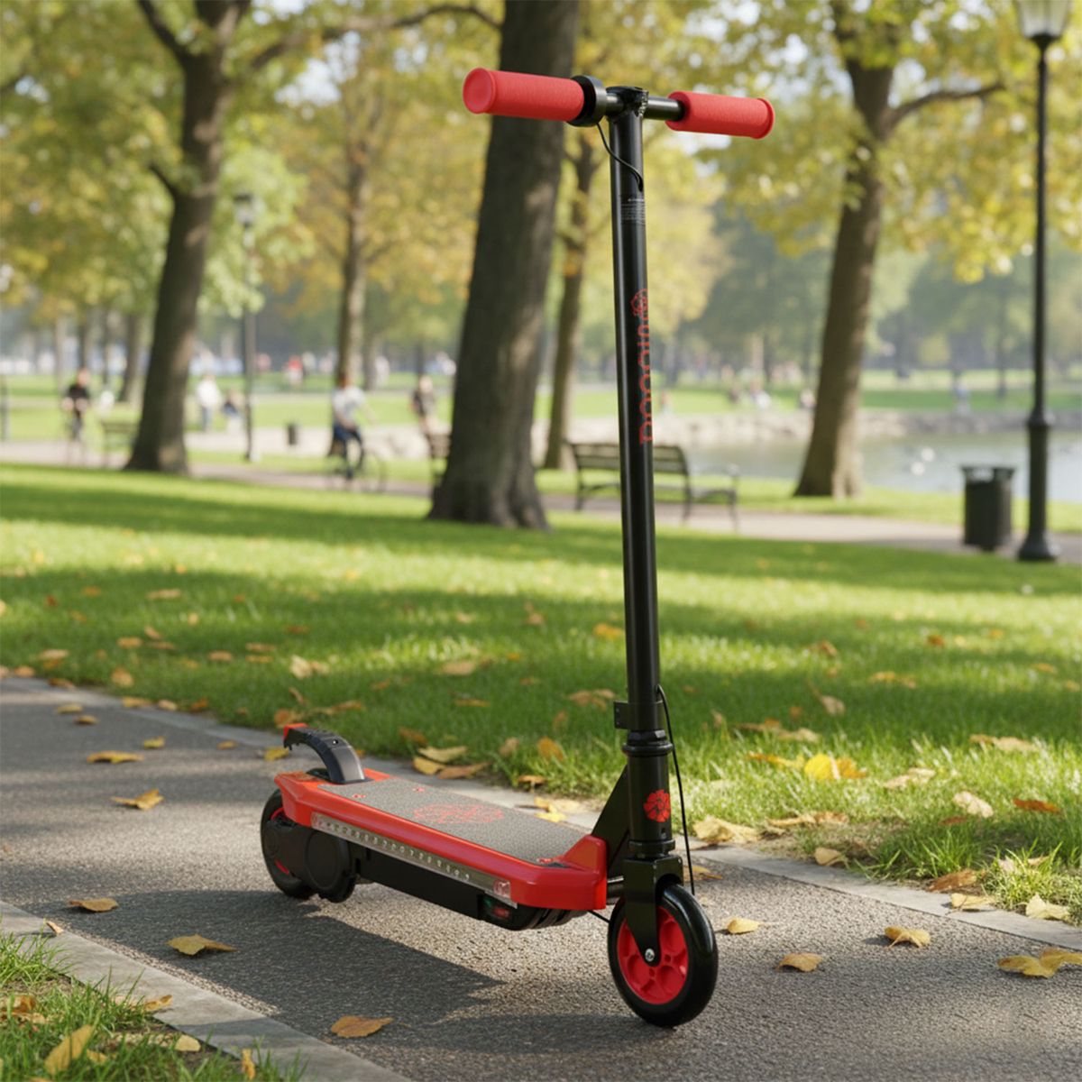 SCOOP - Scooter Eléctrico Scoop para Niños con Luces LED y Altura Ajustable
