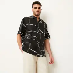 BASEMENT - Camisa Manga Corta Hombre