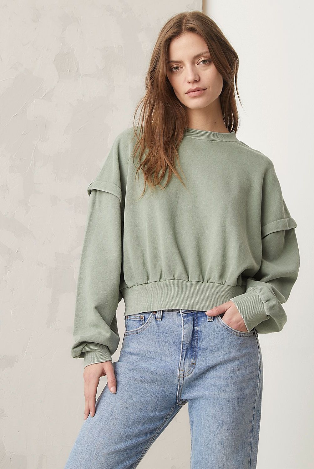 AMERICANINO - Polerón Cropped Mujer Americanino