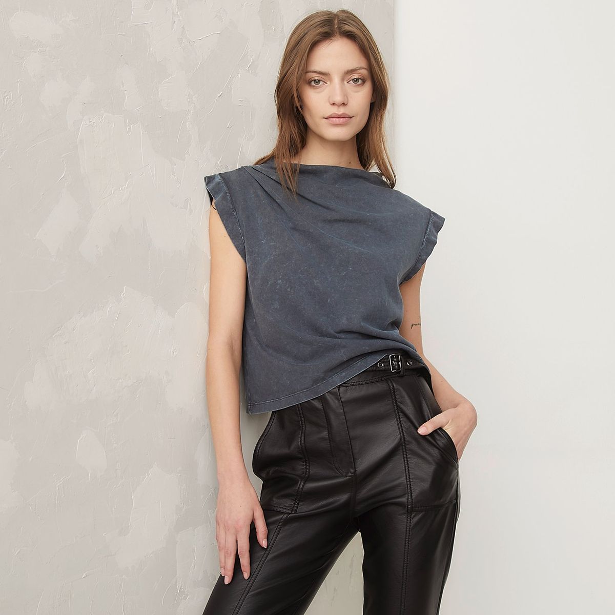 AMERICANINO - Polera Manga Corta Algodón Mujer Americanino