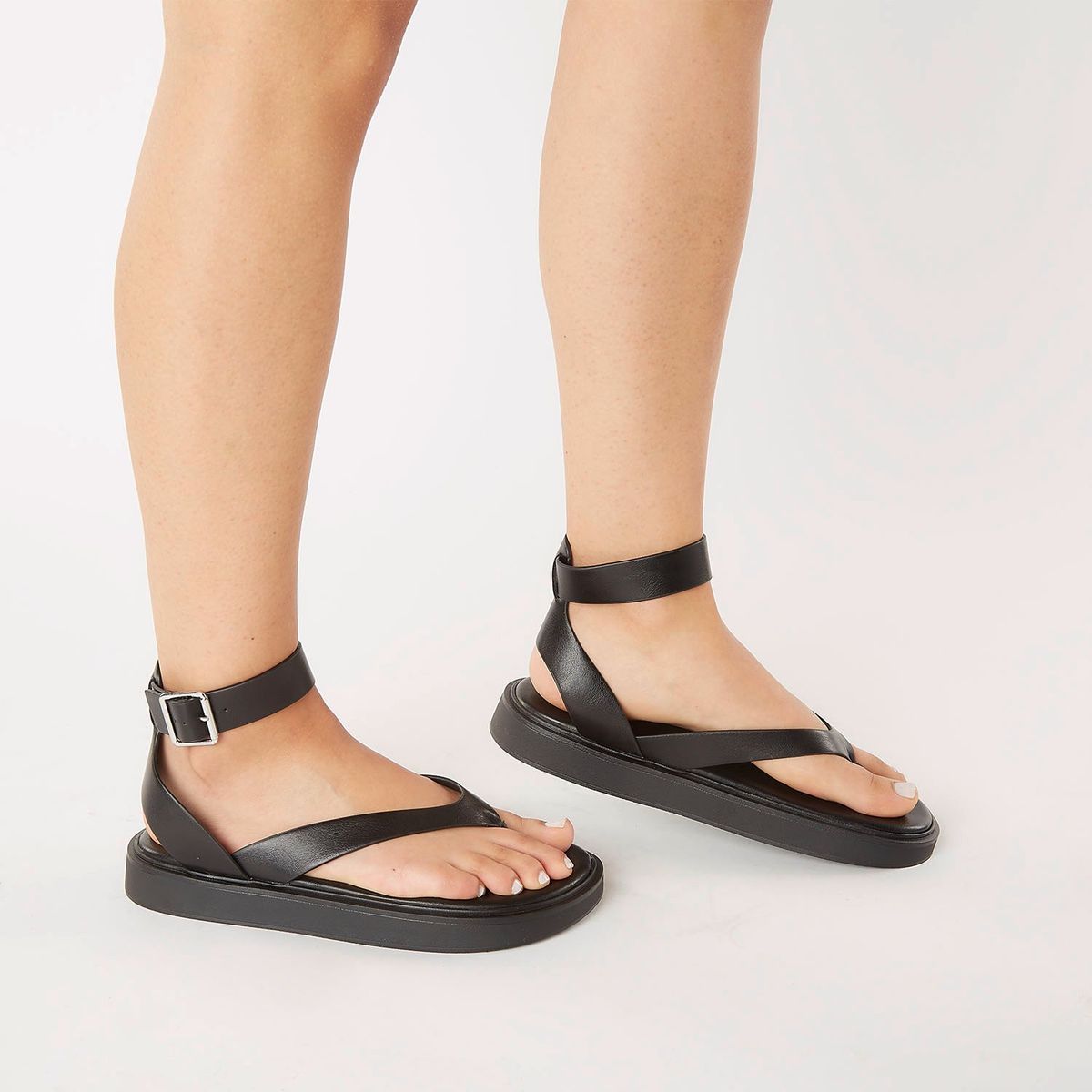 AMERICANINO - Sandalia Negra Americanino para Mujer