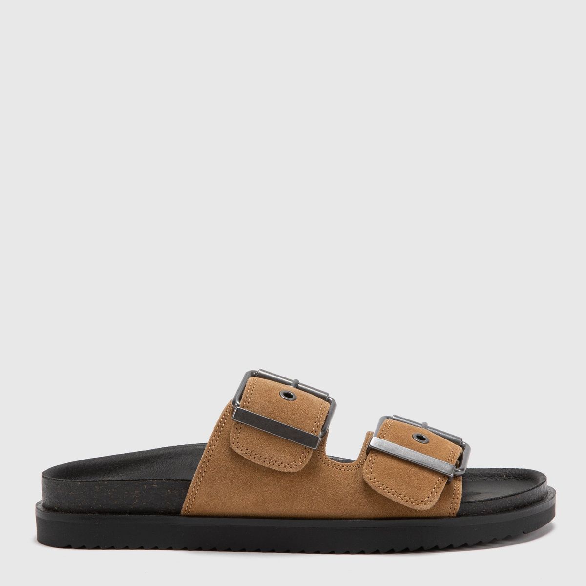 AMERICANINO - Sandalia de Cuero Mujer Americanino Café